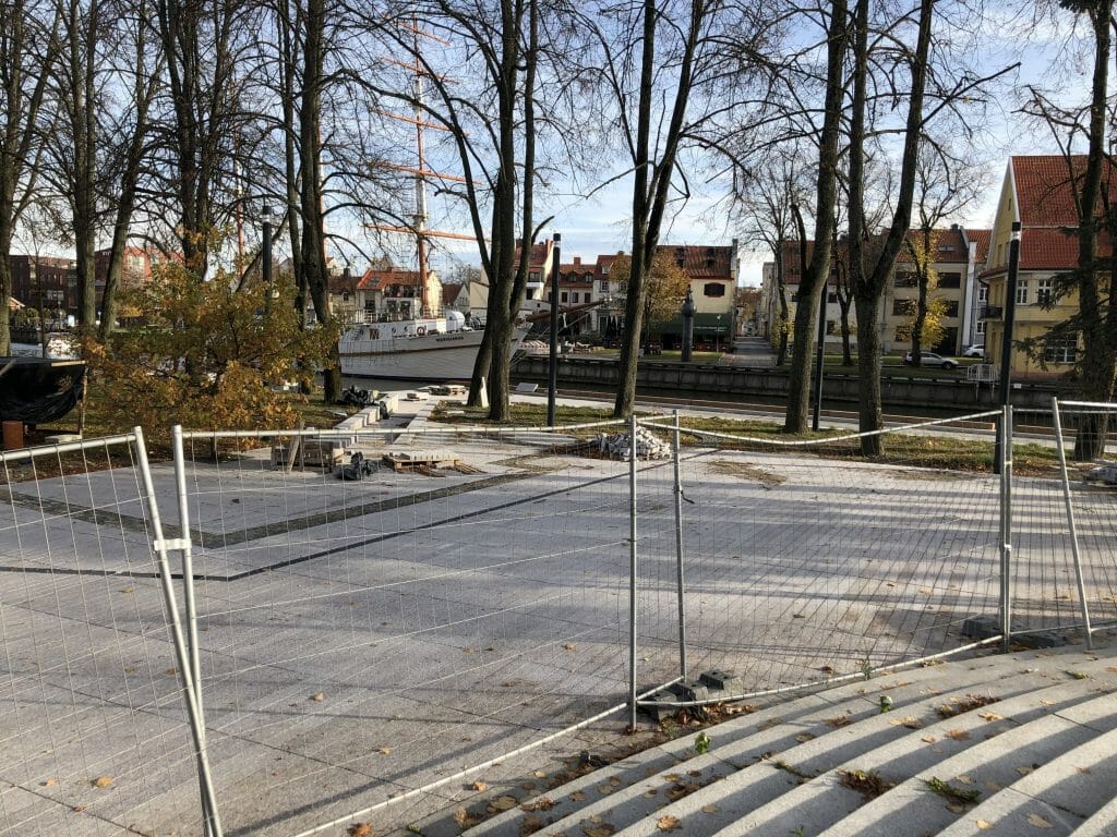 Danės krantinių rekonstrukcija (Danės g.) - Park - construction photos