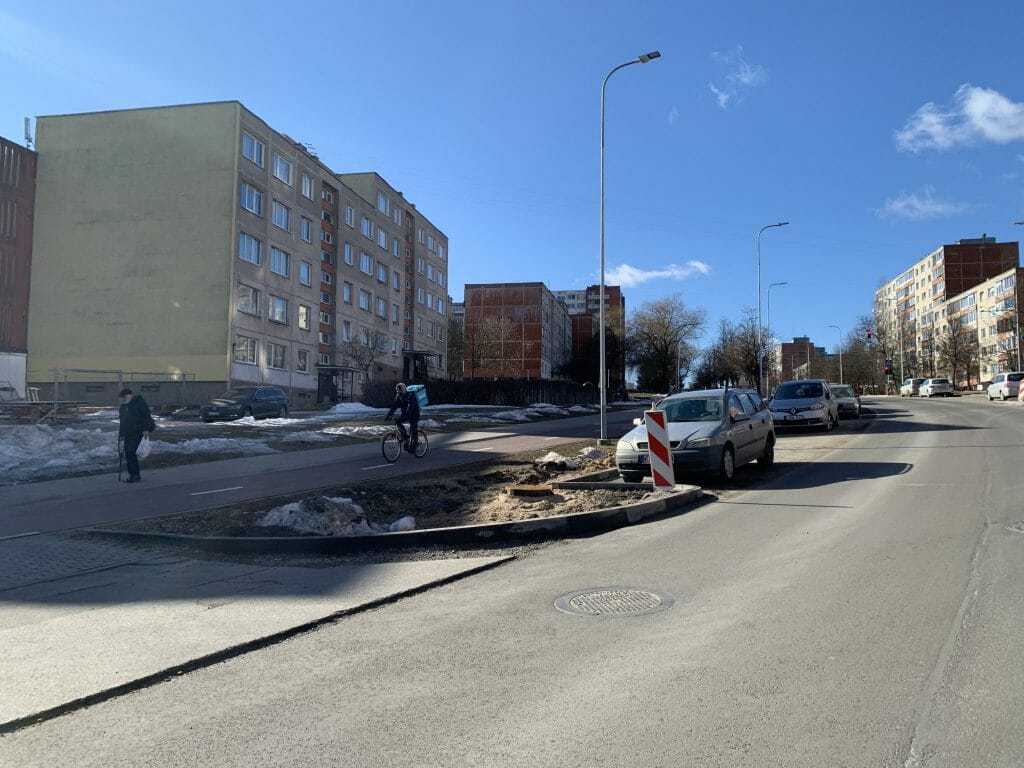 Ramaus eismo gatvė Didlaukio g. (Didlaukio g.) - Iela - būvdarbu attēli