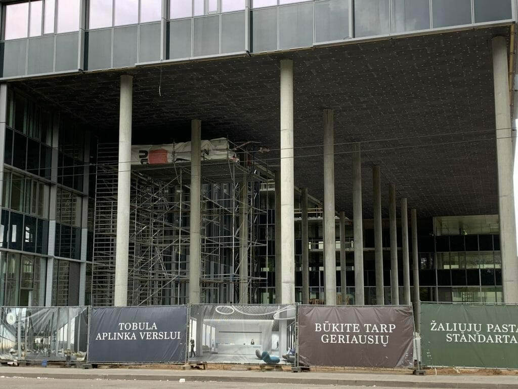 Business Stadium North East (Rinktinės g. 3) - Verslo centras - statybų nuotraukos