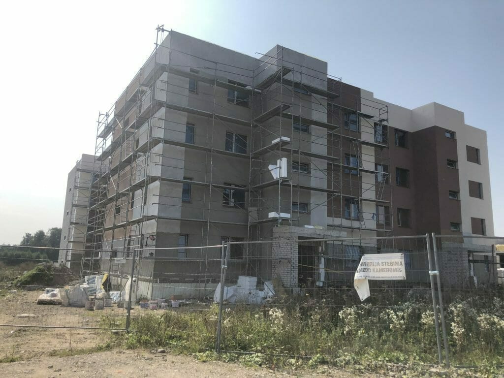 Horizontai (rytų, pietų, šiaurės) (Simono Grunau g. 34, 36, 38) - Multi apartment - construction photos