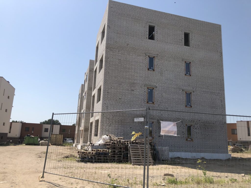 Horizontai (rytų, pietų, šiaurės) (Simono Grunau g. 34, 36, 38) - Multi apartment - construction photos