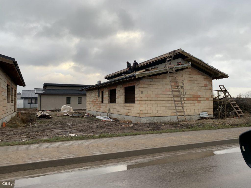 17 perlų (Uždaroji g.) - Private house community - construction photos