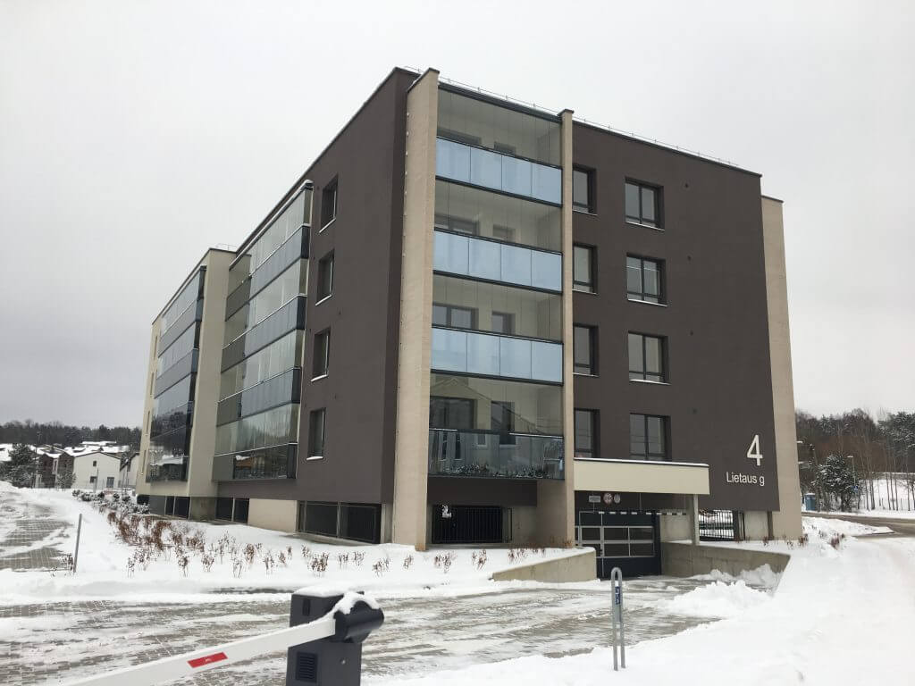 Aitvarų namai 1 etapas (Lazdynėlių g. 18, Lietaus g. 4) - Korterelamu - ehituse fotod