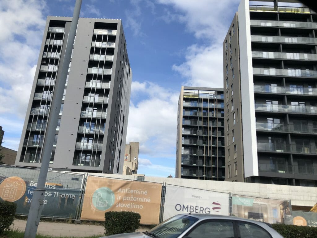 Viršuliškių stogai (Viršuliškių g. 38) - Multi apartment - construction photos