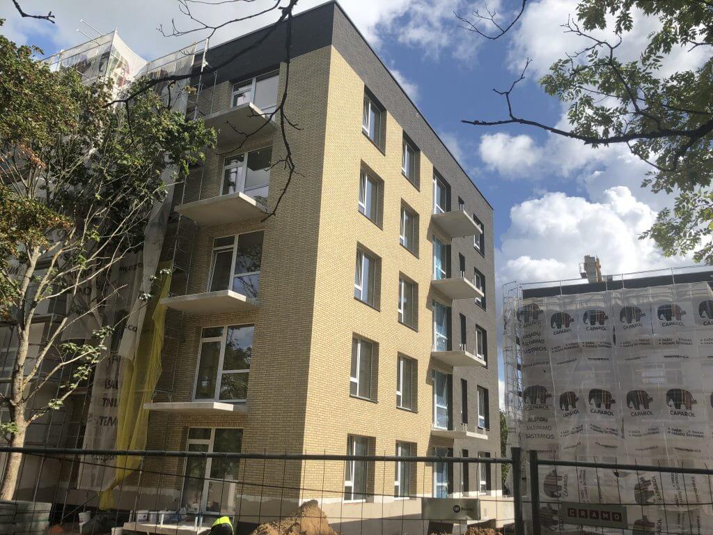 Veikmės Parko namai (Didlaukio g.) - Multi apartment - construction photos