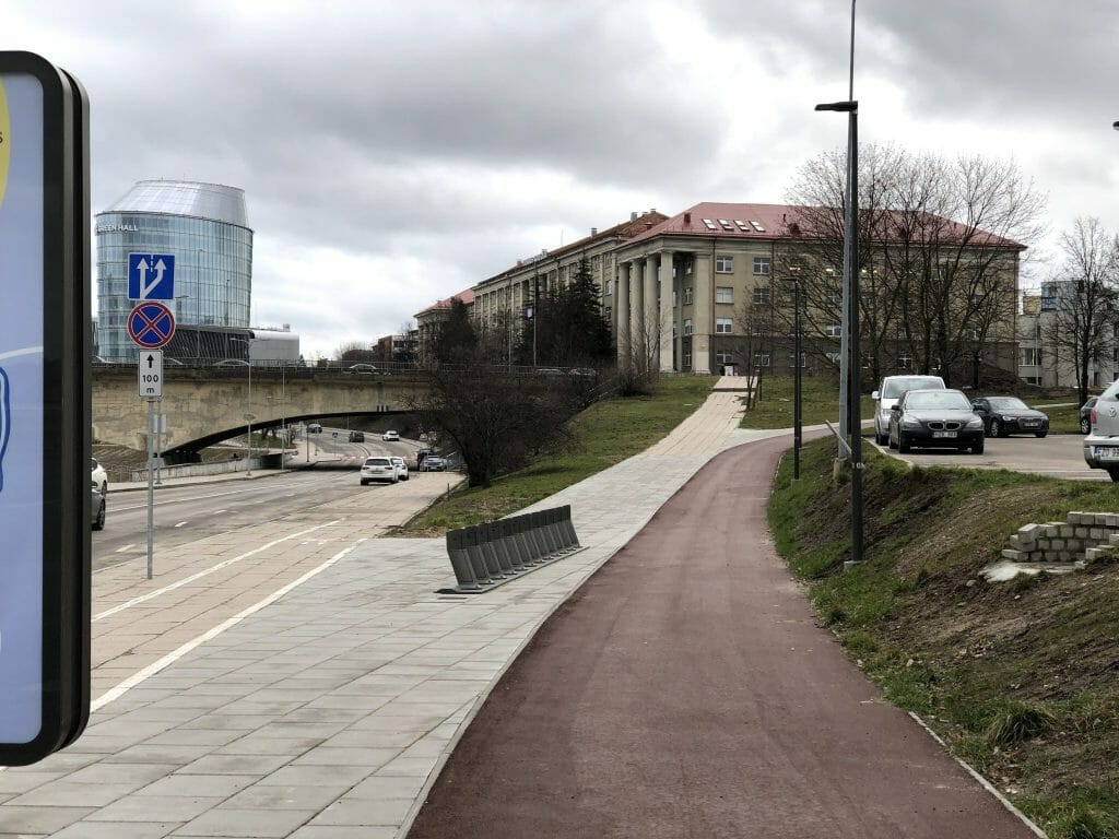Neries senvagės slėnis (Linkmenų g.) - Bike path, Park - construction photos