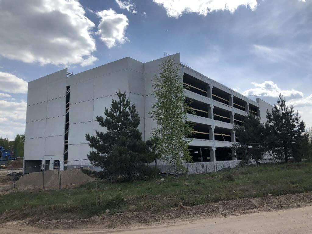 Stovėjimo aikštelė Karaliaučiaus g. (Karaliaučiaus g. 26) - Parking facility - construction photos