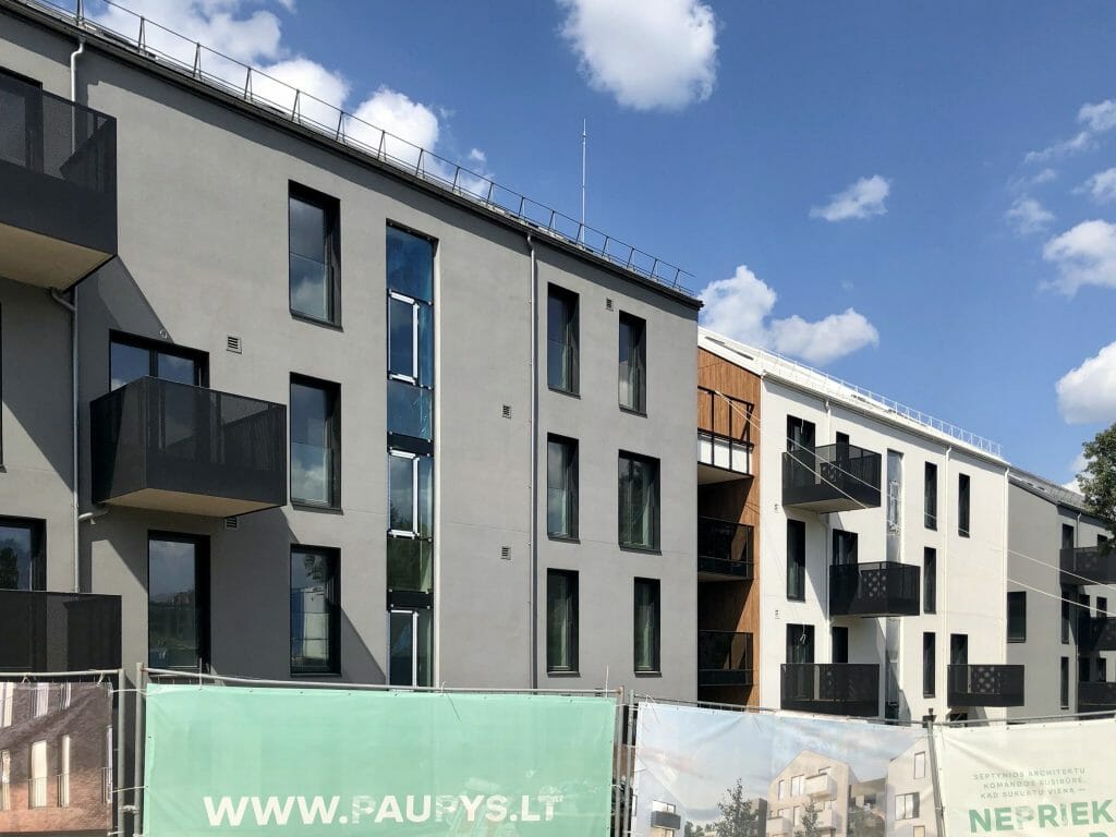 PAUPYS 7 etapas (Aukštaičių g. 19, Paupio g. 50) - Multi apartment - construction photos