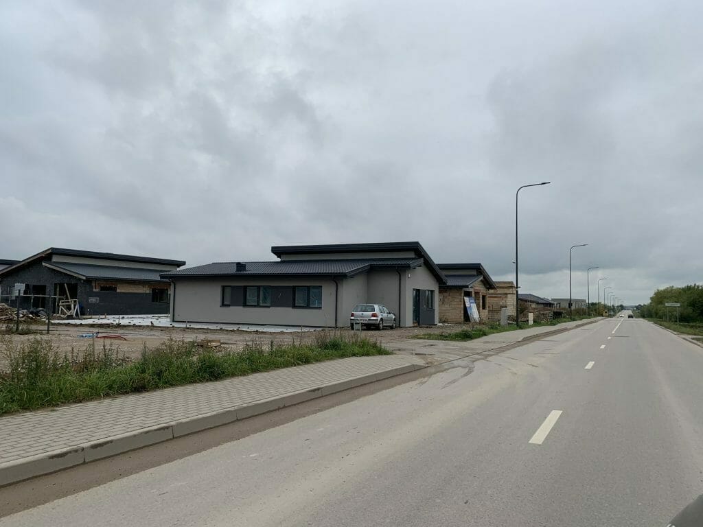17 perlų (Uždaroji g.) - Private house community - construction photos