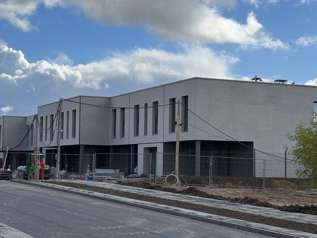 Bitėnų oazė 3 etapas (Bitėnų g. 3H) - Row housing - construction photos