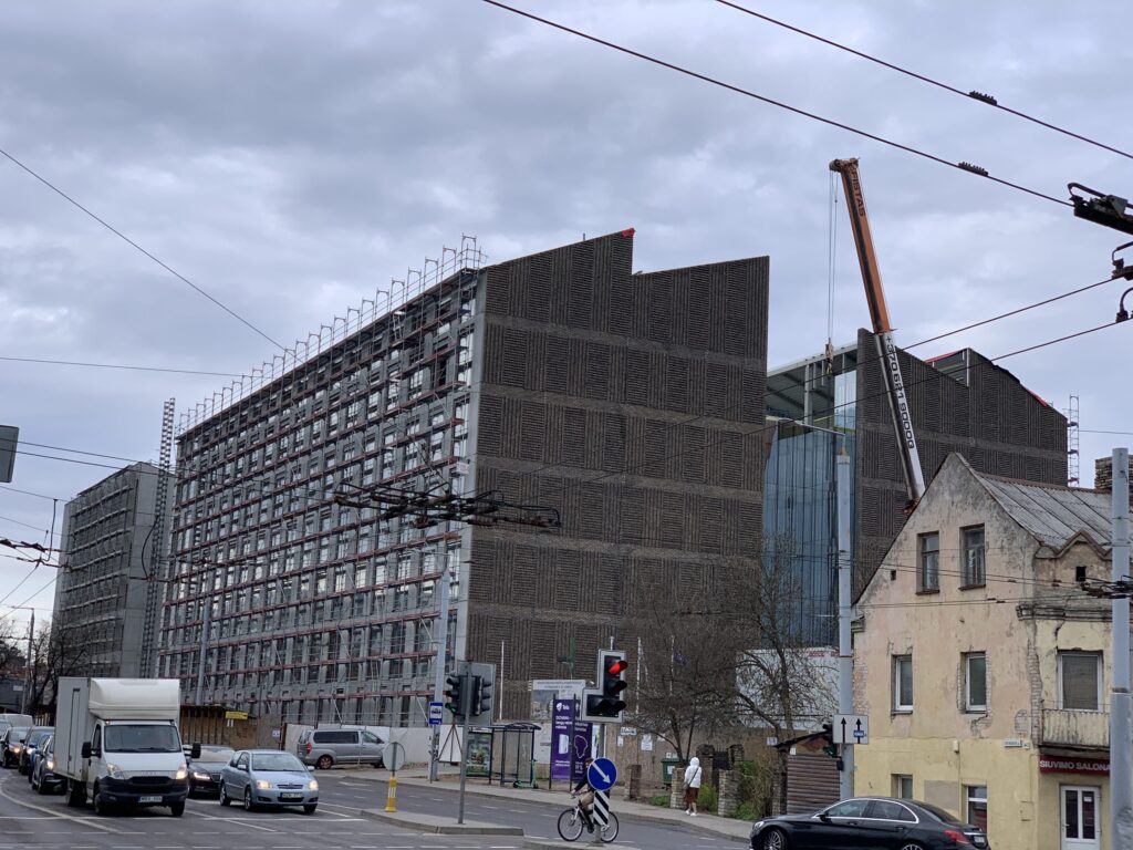 Cyber City 1 etapas (Švitrigailos g. 32) - Office center - construction photos