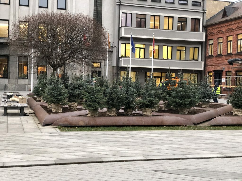 Laisvės al. 2 etapas (Laisvės al.) - Pedestrian path - construction photos