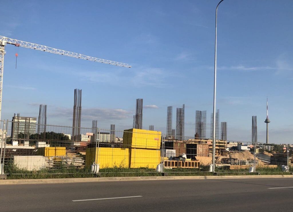 Vilnius OUTLET (Vytauto Pociūno g. 8) - Shopping center - construction photos