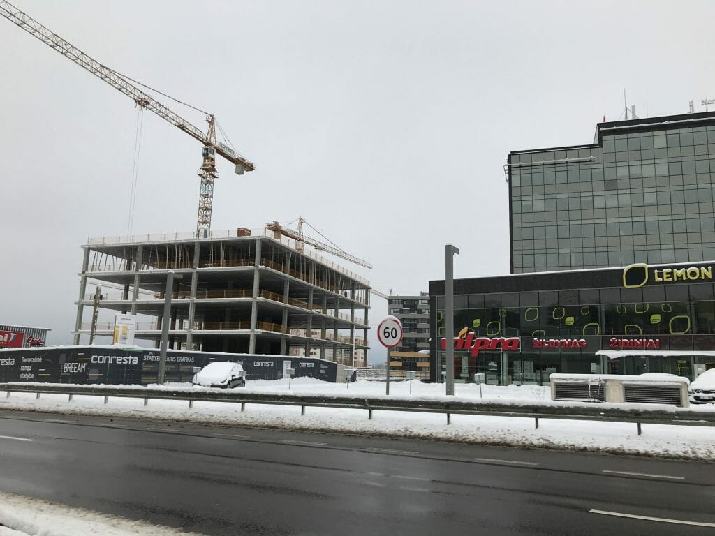 MERAKI A korpusas (Eitminų g. 3) - Office center - construction photos