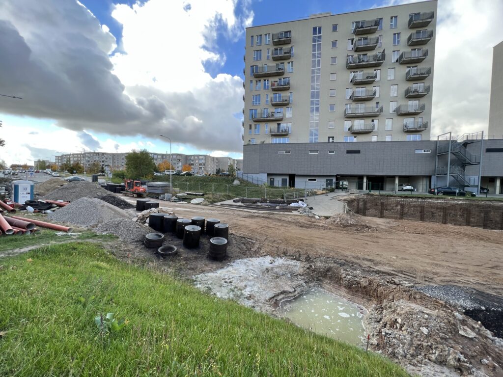 Smalinės g. tęsinys (Smalinės g.) - Bike path, Street - construction photos