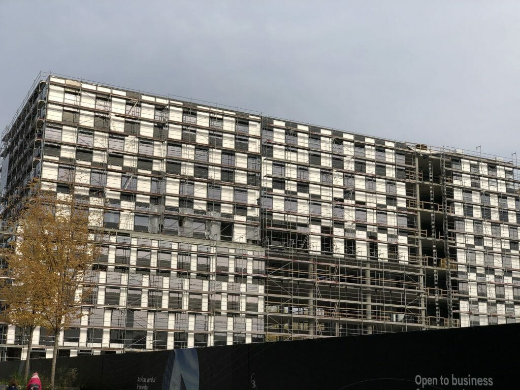 Business Stadium North (Rinktinės g. 3) - Verslo centras - statybų nuotraukos