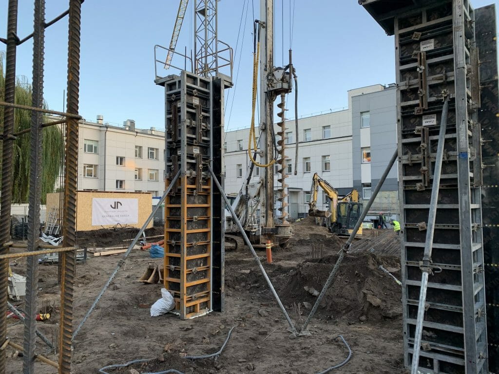 Mykolo Marcinkevičiaus ligoninės plėtra (Kauno g. 7) - Hospital - construction photos