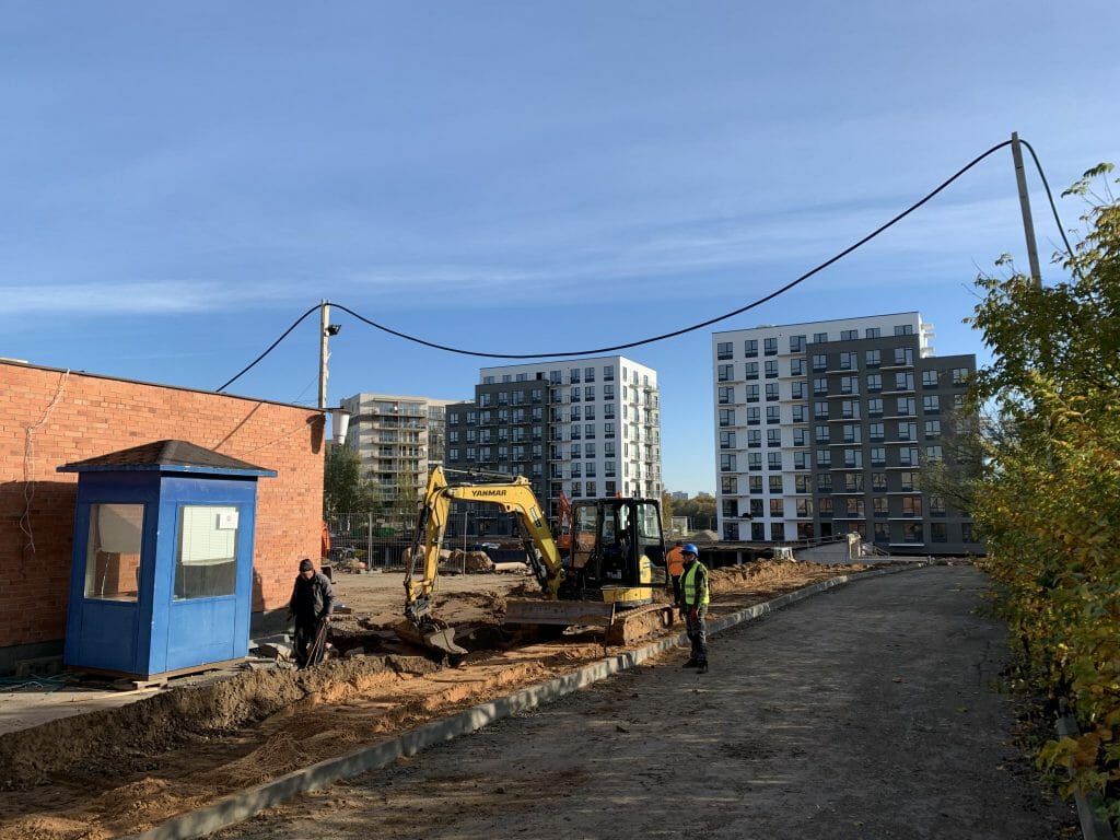 Verkių sodas 1 etapas (Verkių g. 39) - Multi apartment - construction photos