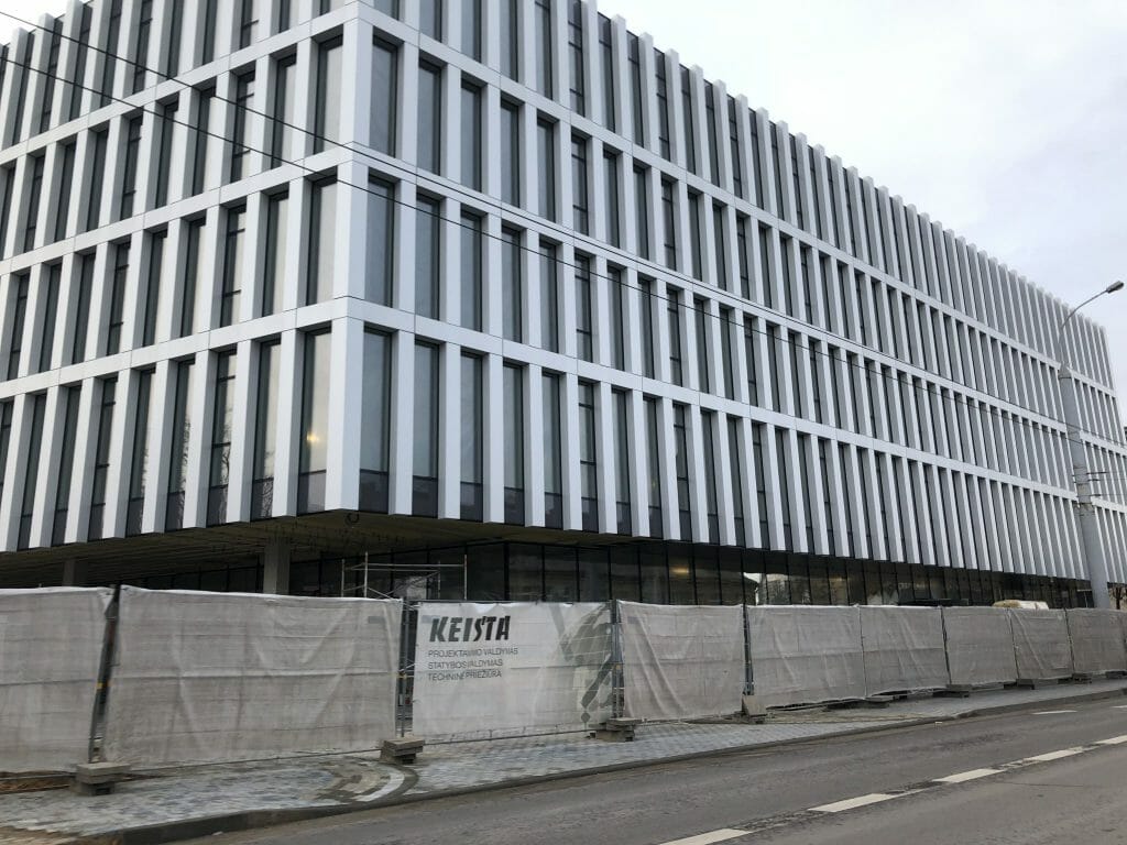 Uptown Park (Švitrigailos g. 13) - Office center - construction photos