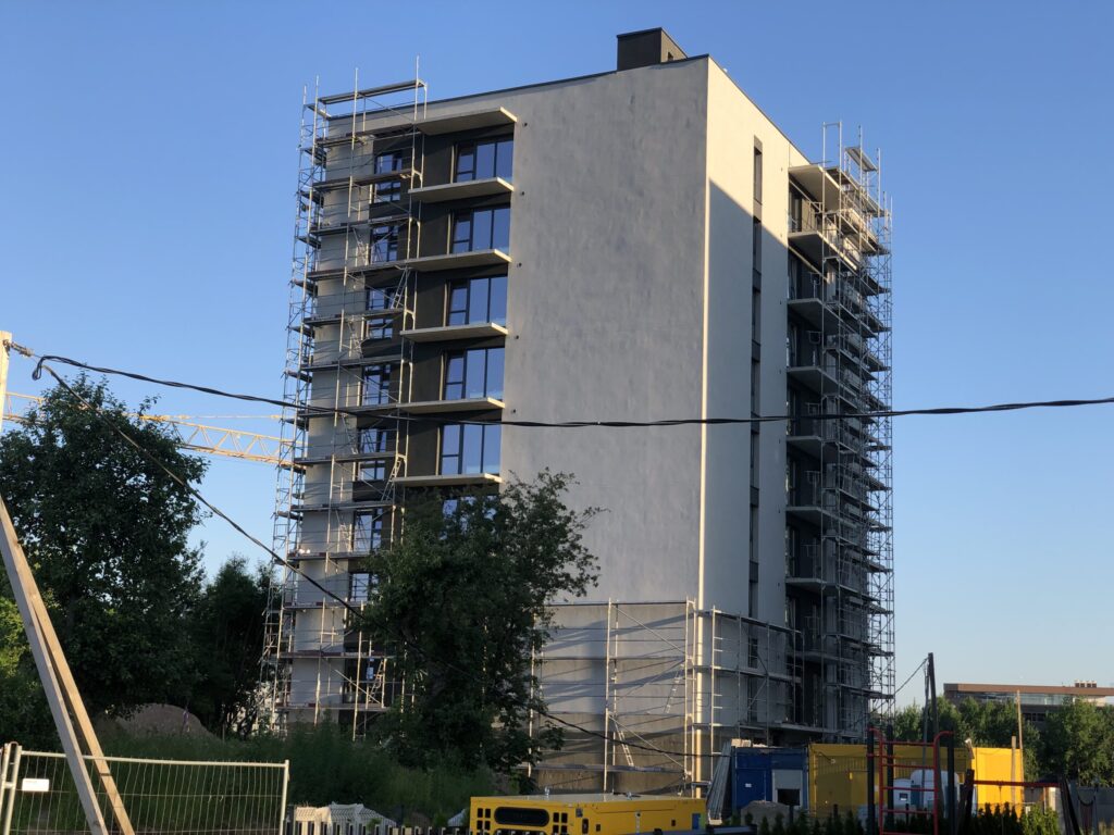 S15 (Spaudos g. 15) - Multi apartment - construction photos