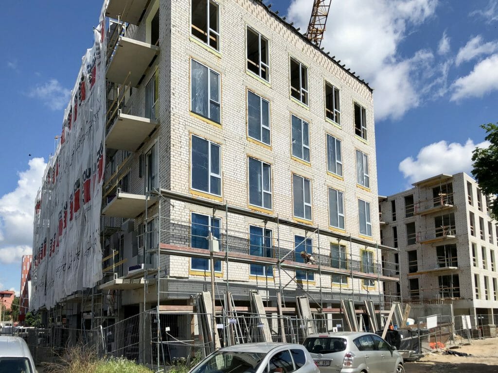 Aurea home (Giedraičių g. 56) - Multi apartment - construction photos