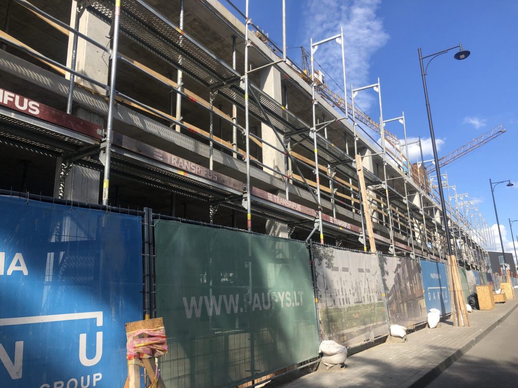 PAUPYS 6 etapas (Aukštaičių g. 7) - Multi apartment - construction photos