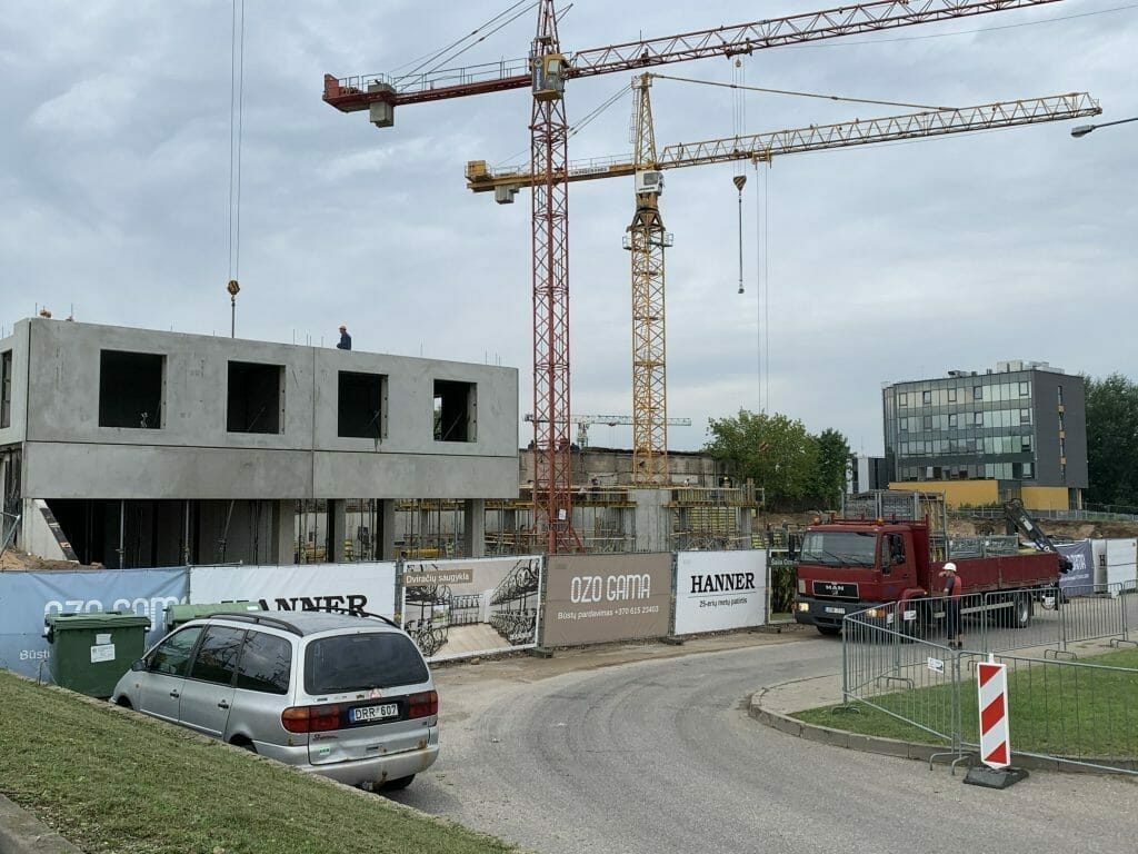 Ozo gama (Kalvarijų g. 204B) - Viešbutis, Daugiabutis - statybų nuotraukos