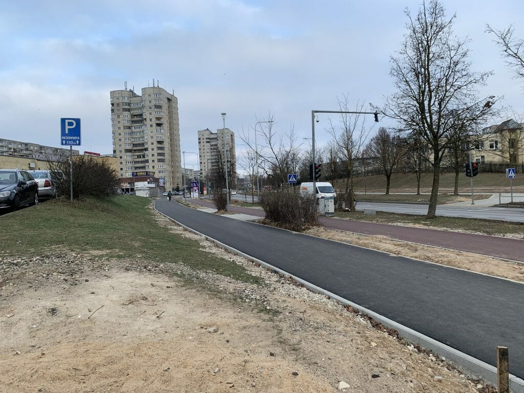 S. Stanevičiaus g. dviračių takas (S. Stanevičiaus g.) - Bike path - construction photos