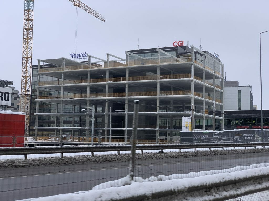 MERAKI A korpusas (Eitminų g. 3) - Office center - construction photos