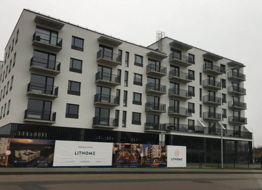 Pilaitės parkas (Bitėnų g. 1) - Multi apartment - construction photos