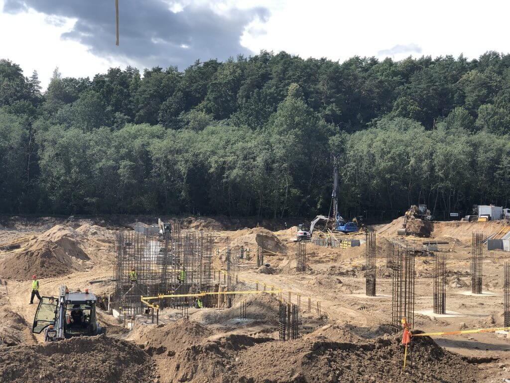 Business Garden Vilnius 1 etapas (Laisvės pr. 10) - Office center - construction photos