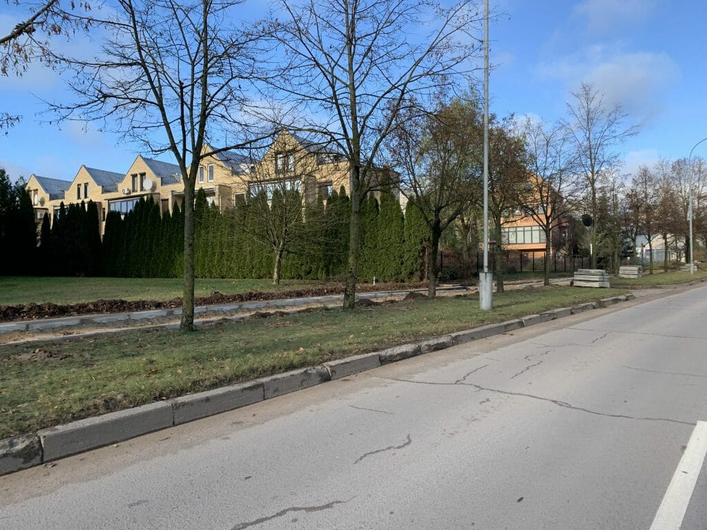 Fabijoniškių g. dviračių takas nuo Ateities g. iki Ukmergės g. (Fabijoniškių g.) - Bike path - construction photos