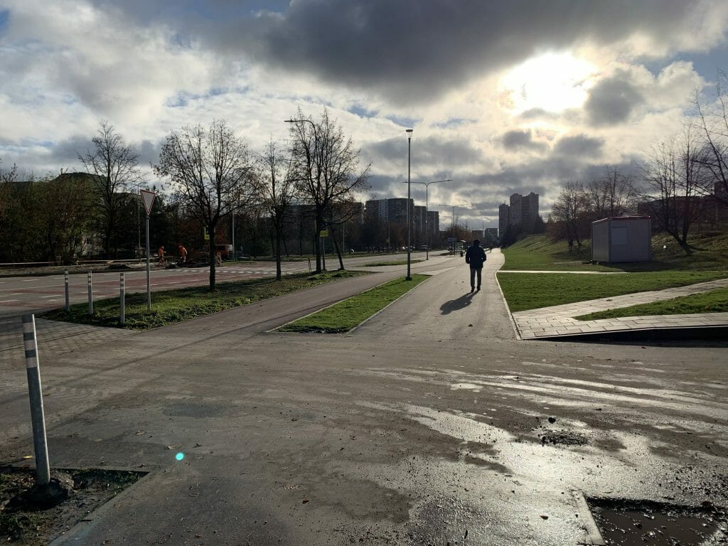 S. Stanevičiaus g. dviračių takas (S. Stanevičiaus g.) - Bike path - construction photos