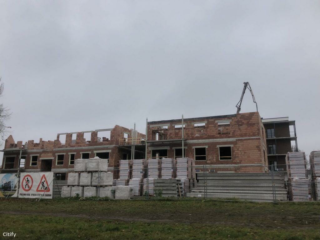 Naujoji Dainava 2 etapas (Garažų g. 23) - Multi apartment - construction photos