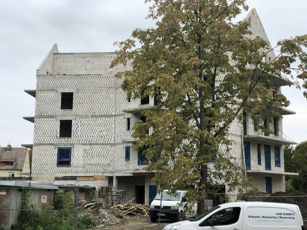 Tilžės daugiabutis (Tilžės g. 28A) - Multi apartment - construction photos