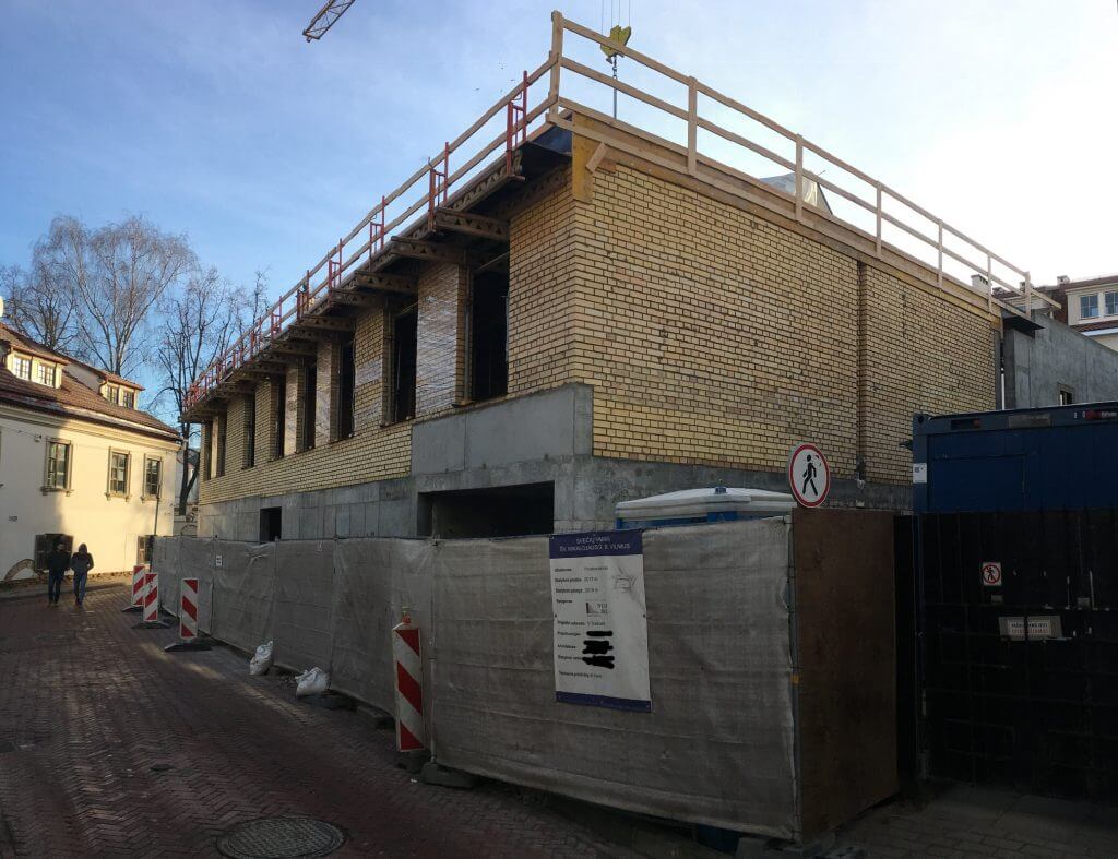 Šv. Mikalojaus g. 9 (Šv. Mikalojaus g. 9) - Hotel - construction photos