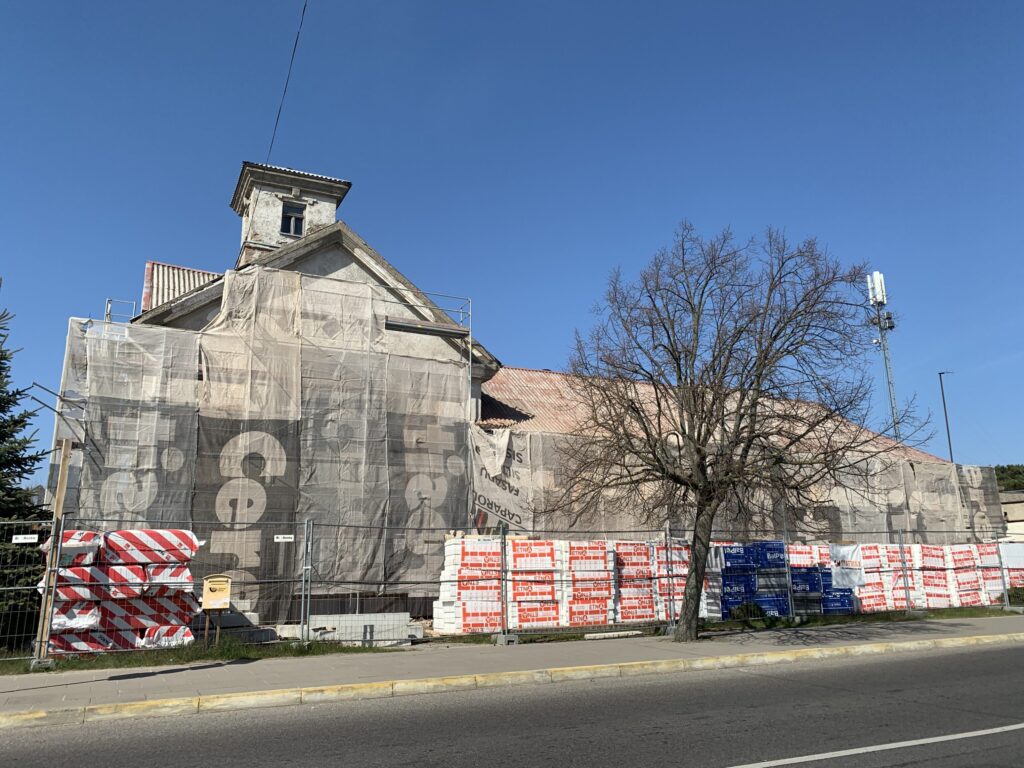 Bendruomenės centras - biblioteka (Molo g. 60) (Molo g. 60) - Library - construction photos