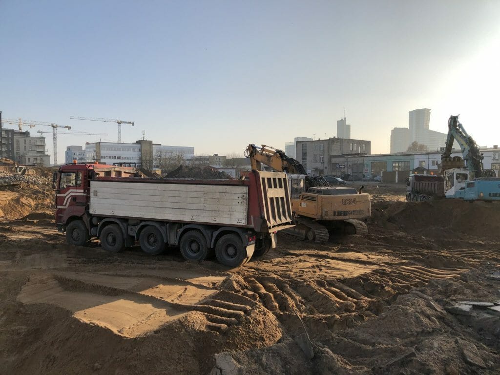 Naujasis Skansenas 1 etapas (Linkmenų g. 15) - Multi apartment - construction photos