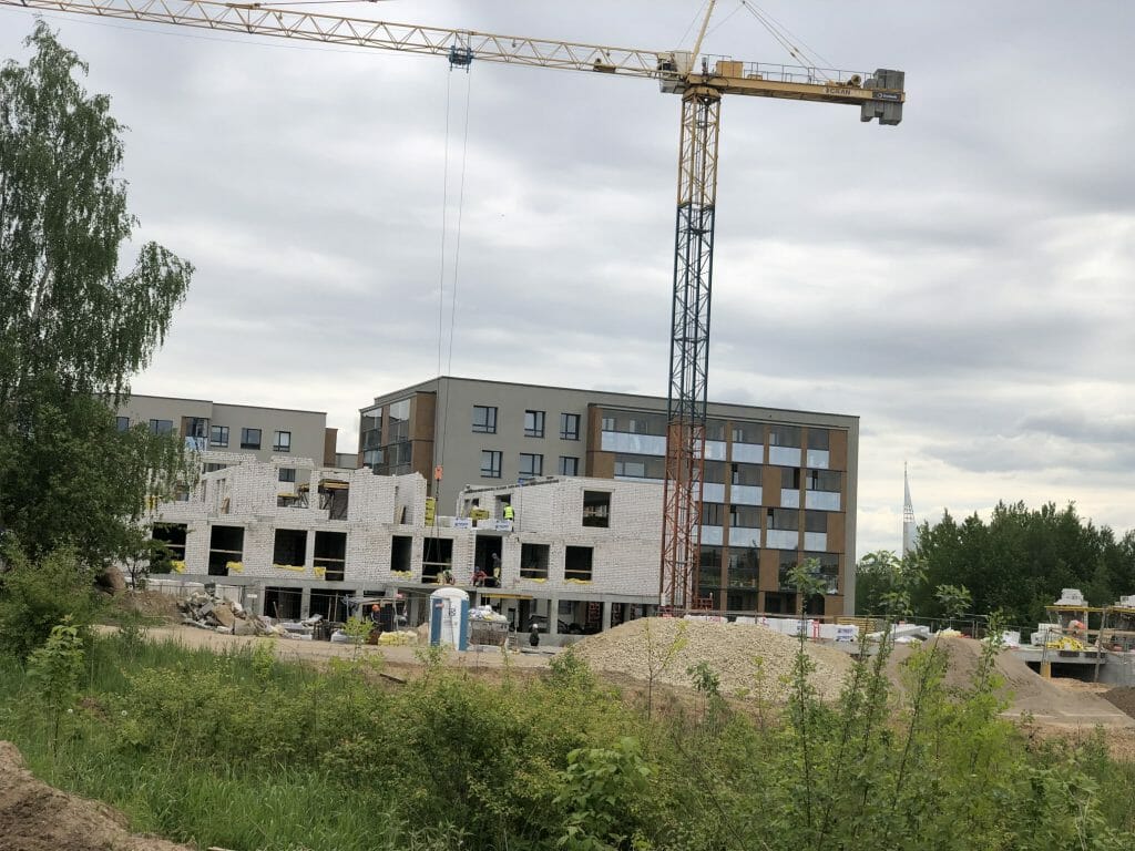 Martyno namai 2 (M. Mažvydo g. 25, 27, L. Rėzos al. 6) - Multi apartment - construction photos