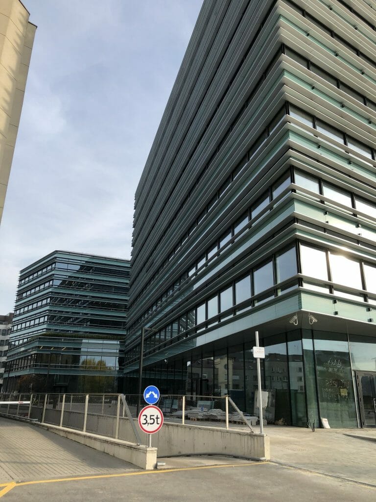 Quadrum (Konstitucijos pr. 21) - Office center - construction photos