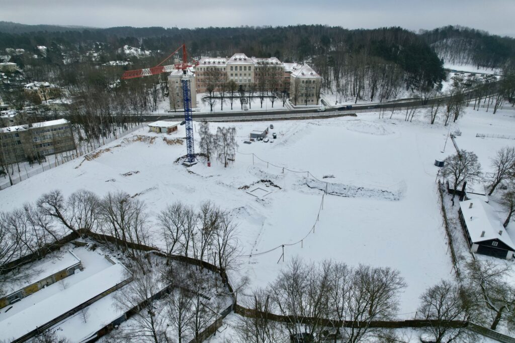LMTA miestelis 1 etapas (Teatro ir kino fakultetas, Mažasis salių blokas) (Olandų g. 21A) - Higher education - construction photos