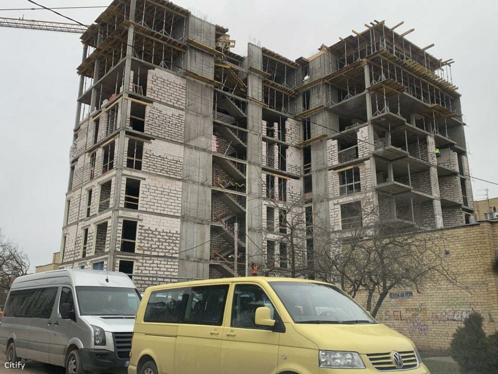 Du žaibai (Žaibo g. 14A) - Multi apartment - construction photos