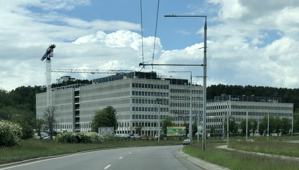 Business Garden Vilnius 1 etapas (Laisvės pr. 10) - Office center - construction photos