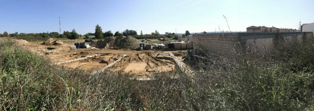 Kotedžai Kalnėnuose (Savičiūnų g.) 2 etapas (Savičiūnų g. 35A, 35B) - Row housing - construction photos