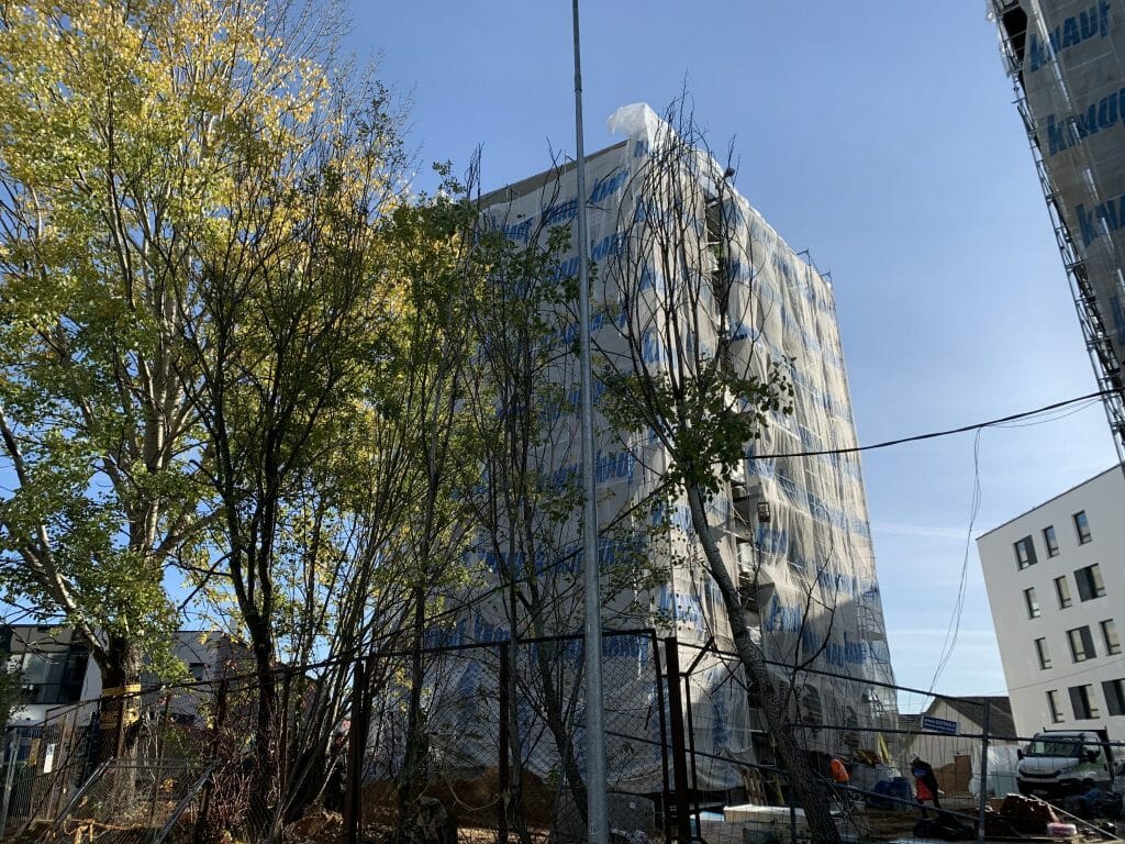 Paparčių namai 2 etapas (Utenos g. 41A) - Daugiabutis - statybų nuotraukos