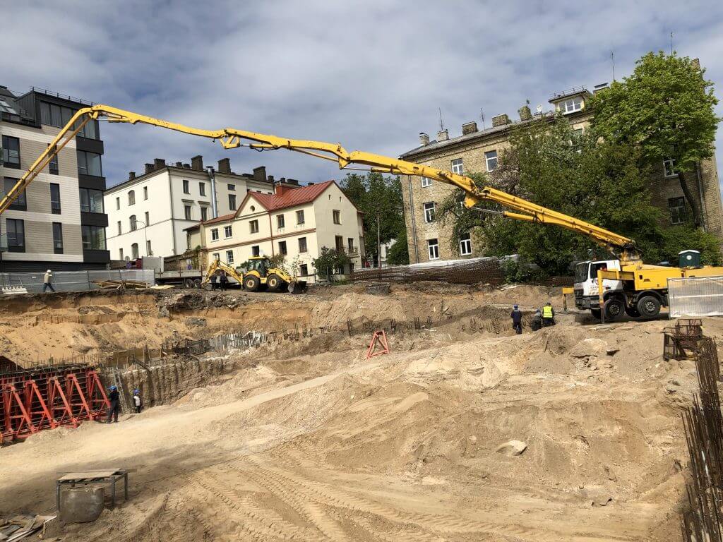 Mindaugo rezidencija (Mindaugo g. 12A) - Multi apartment - construction photos