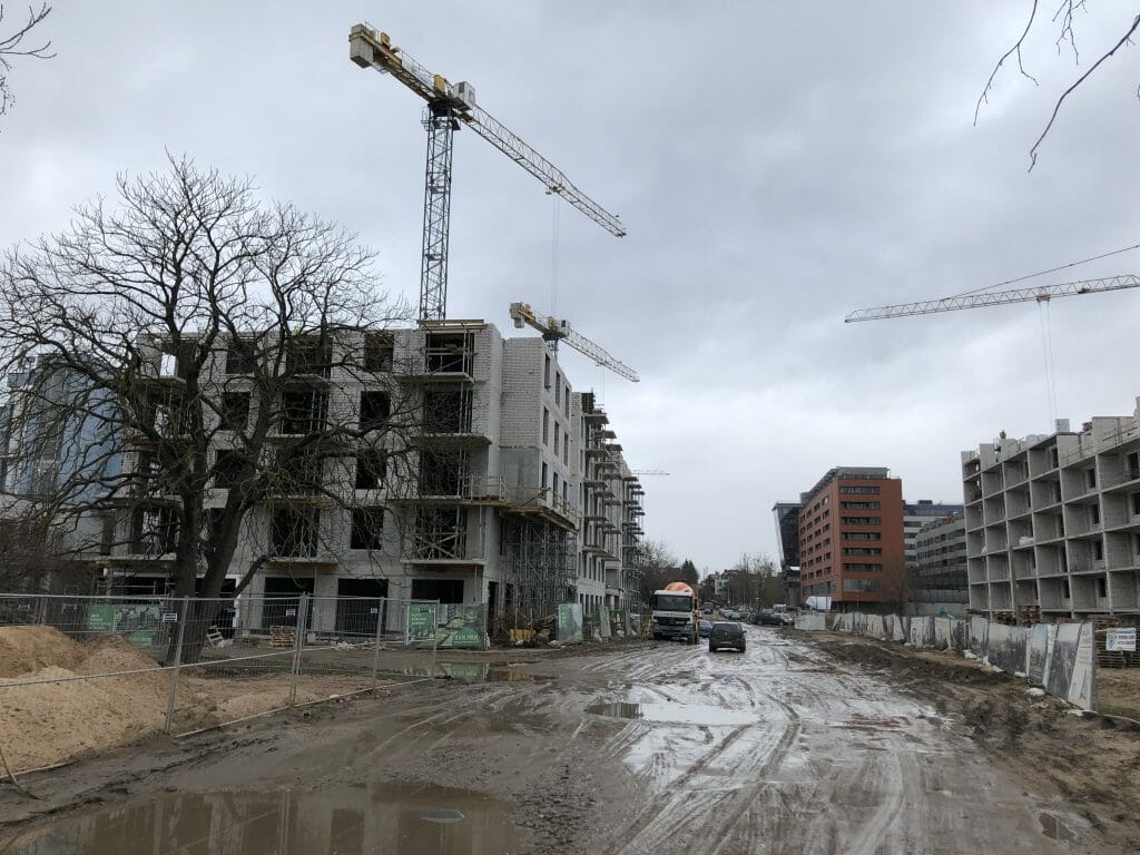 Kernavės aveniu (Kernavės g. 4) - Multi apartment - construction photos