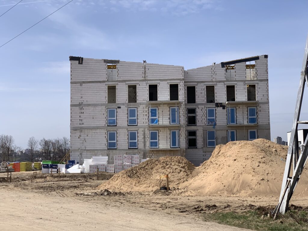 Naujapilis 1 etapas (Amsterdamas, Atėnai, Lisabona) (Žeimenos g. 147) - Multi apartment - construction photos