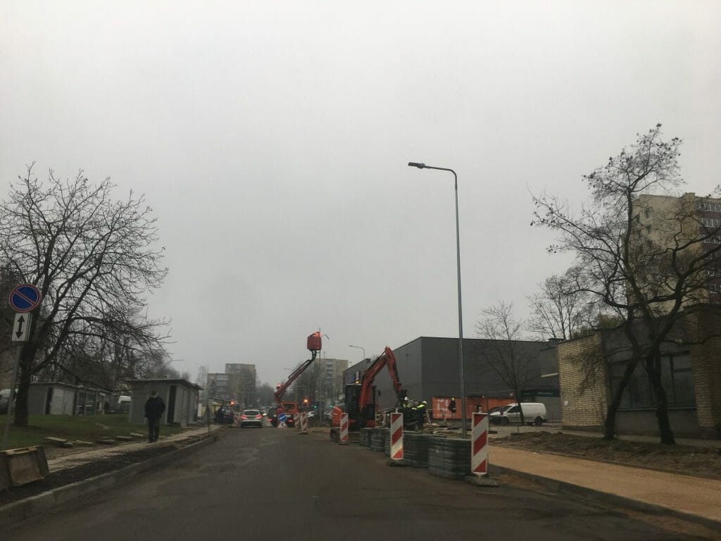 Ramaus eismo gatvė Šaltkalvių g (Šaltkalvių g.) - Street - construction photos
