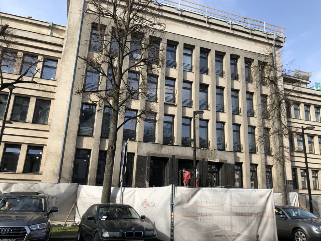 Kauno apskrities vyriausiasis policijos komisariatas Vytauto pr. (Vytauto pr. 91) - Administrative - construction photos